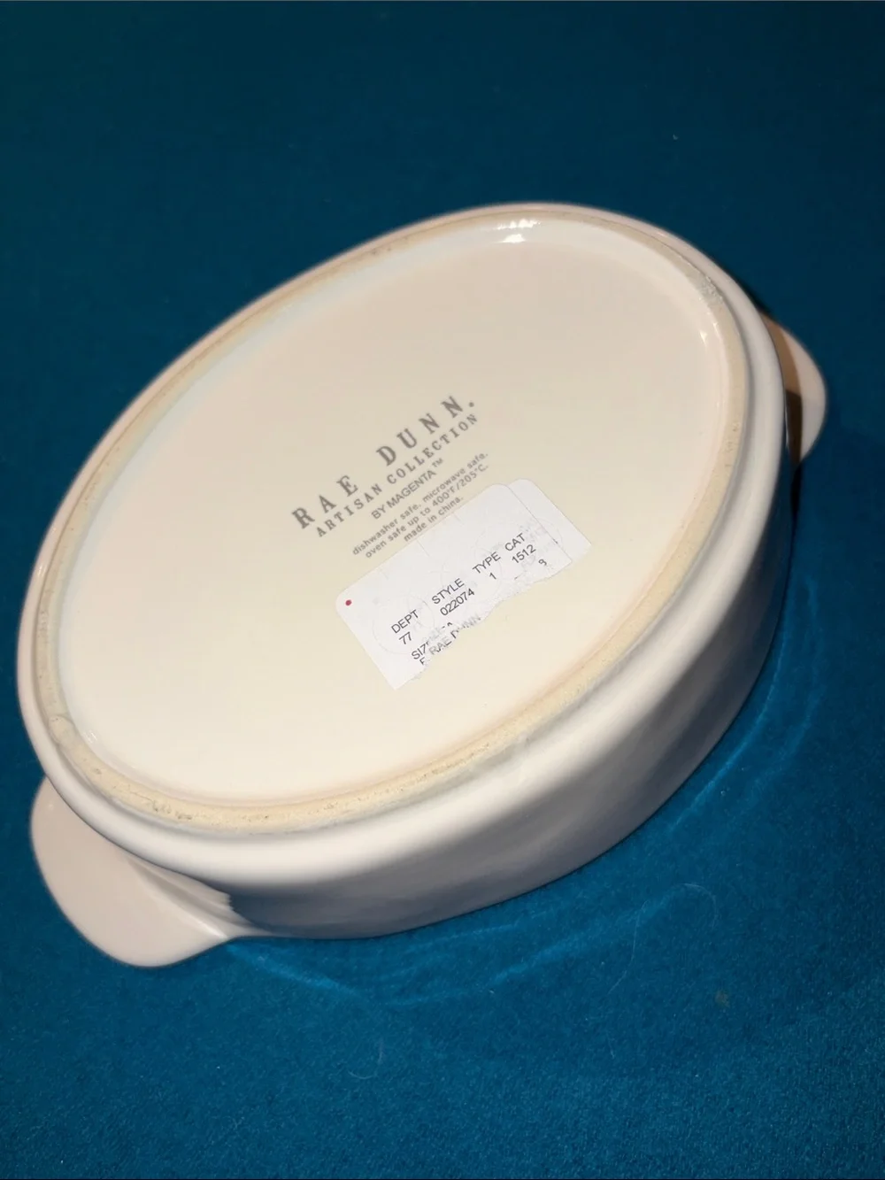 Rae Dunn BAKE casserole dish